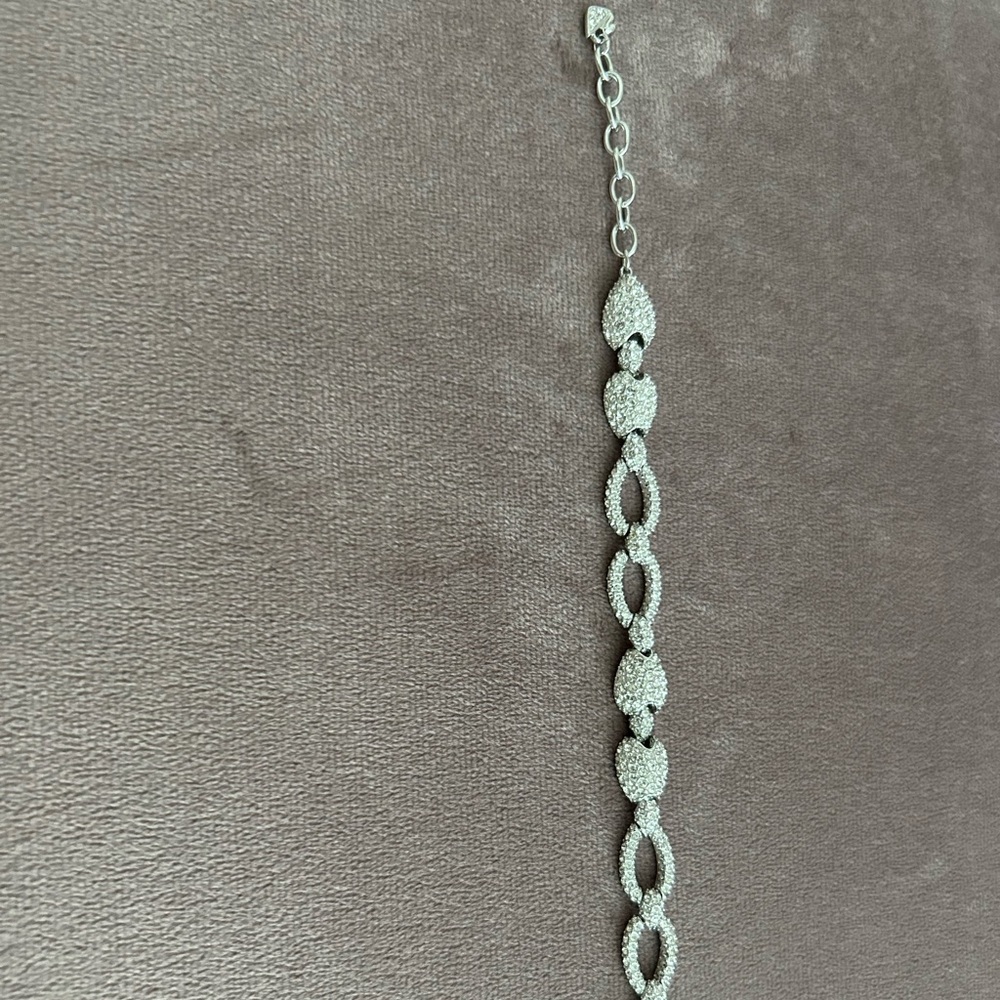 Swarovski Crystal Silver Bracelet